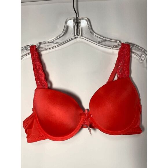 Sofra Padded Underwire Red Bra Size 38B - Picture 1 of 7